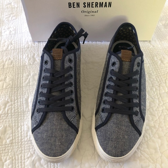 Ben Sherman Other - BEN SHERMAN Conall Lo Twill Sneaker - Navy Texti